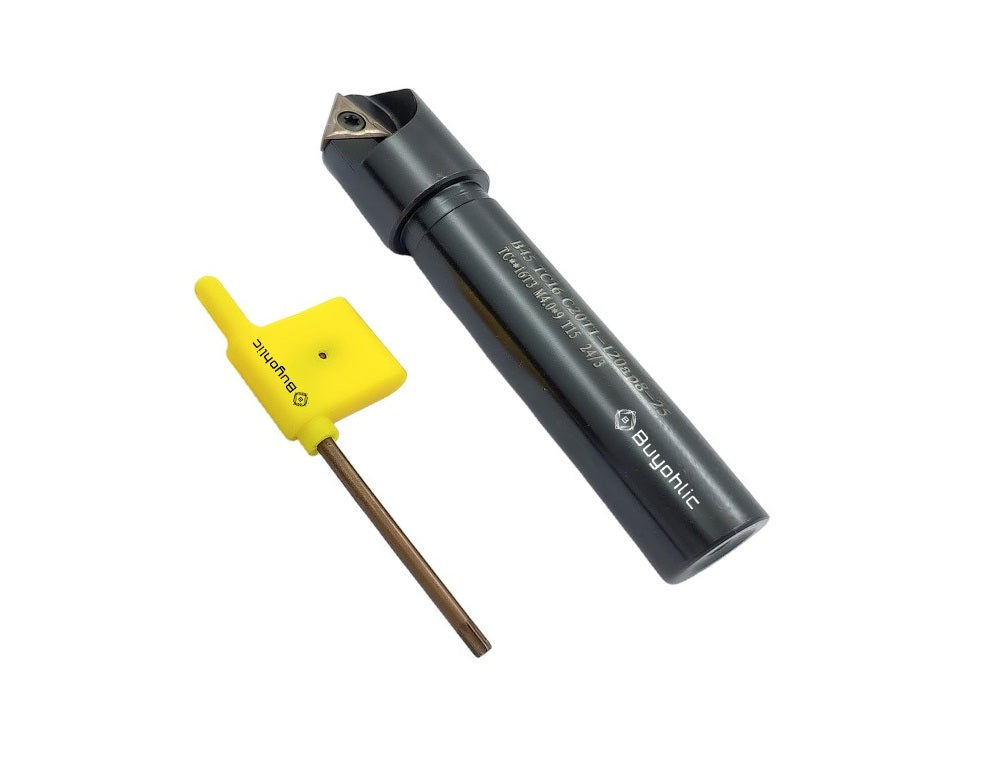 Indexable Carbide Insert 45 Degree Chamfer Tool 120 mm Long & 10 Pcs Extra Spare Inserts