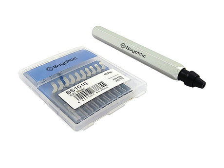 Deburring Tool with 10 HSS Swivel Blades – Reamer for Metal, Plastic, Resin, Copper, PVC, and 3D Printed Parts