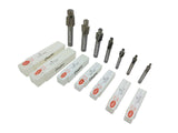 M3-M12 Slotting Counterbore End Mill Cutter Solid Slot 4 Flutes Countersink End Mill Drill Bit Set of 7 Pcs