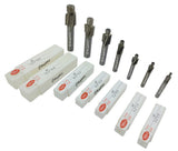 M3-M12 Slotting Counterbore End Mill Cutter Solid Slot 4 Flutes Countersink End Mill Drill Bit Set of 7 Pcs