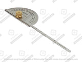 Stainless Steel Protractor 0-180 degrees Machine Tools