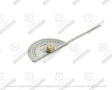 Stainless Steel Protractor 0-180 degrees Machine Tools