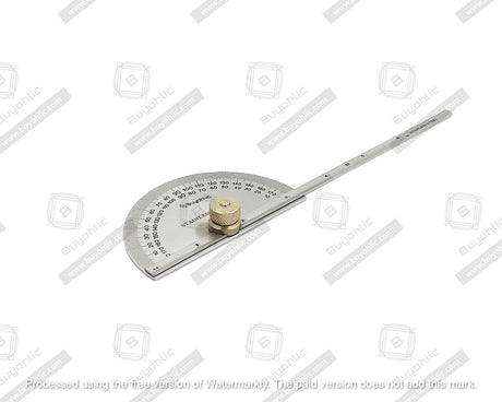 Stainless Steel Protractor 0-180 degrees Machine Tools