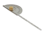 Stainless Steel Protractor 0-180 degrees Machine Tools