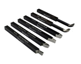 HSS Lathe Form Tool Set – 6 Pcs – 3/8" Square Shank