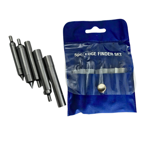 Set Of 5 Piece Edge Finders Set -Hardened Tool Steel/Imperial Standard
