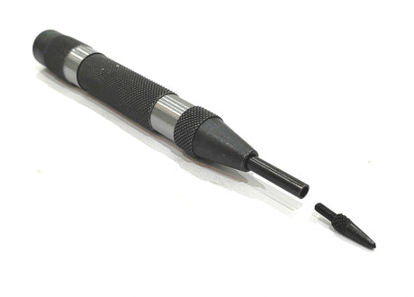 Automatic Center Punch with Replaceable Hardened Steel Tip