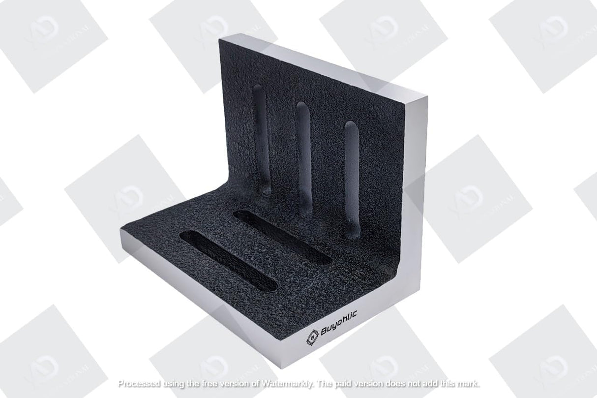 Ground Slotted Caste Iron Angle Plate 7" x 5.5" x 4.5" Inches