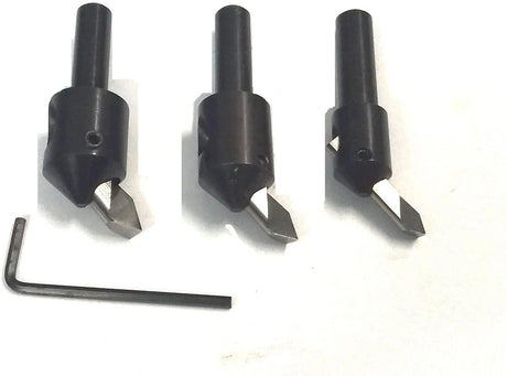 Round Small Fly cutting tool set of 3 Pcs (3/8" Shank) with HSS Cutting Tool Bit (Head Diameter : 9/16" , 3/4" & 7/8" Inches)
