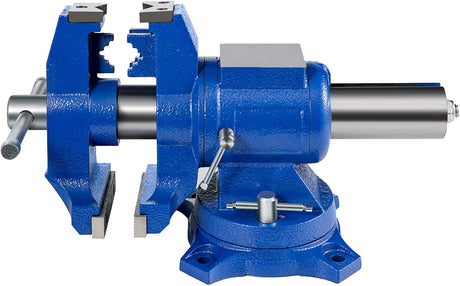 6" Heavy Duty  Double Swivel 360° Rotating Bench Vise