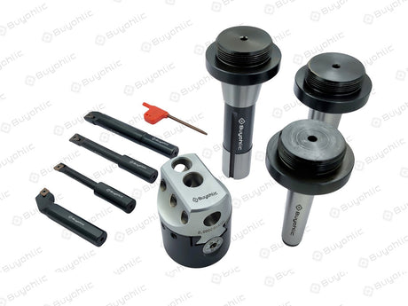 2" Inch Head Diameter Boring Head with Indexable Boring Bars -Imperial Standards With Plastic Box