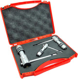 Buyohlic Set of 3 Reversible Ratchet Adjustable Tap Wrench with Plastic Case