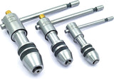Set of 3 Reversible Ratchet Adjustable Tap Wrench with Plastic Case