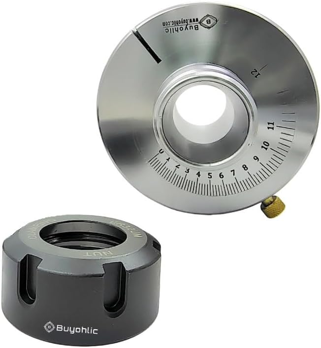Exclusive ER32 Eccentric Offset Lathe Chuck,For Wood & Metalworkers~Adjustable Settings, Turn on variety of Axis without Removing Work-piece & W/Casting Back Plat