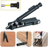 Aluminum Alloy Scribe Tool with Deep Hole Pencil, Construction Pencil Multi-function Scribing Tool- Construction Pencil
