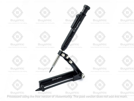 Aluminum Alloy Scribe Tool with Deep Hole Pencil, Construction Pencil Multi-function Scribing Tool- Construction Pencil