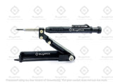 Aluminum Alloy Scribe Tool with Deep Hole Pencil, Construction Pencil Multi-function Scribing Tool- Construction Pencil