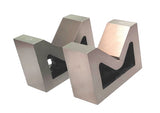 Seasoned caste iron v block pair