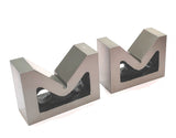 Seasoned caste iron v block pair