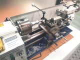 Side view of installed Lathe Ball Turning Attachment setup