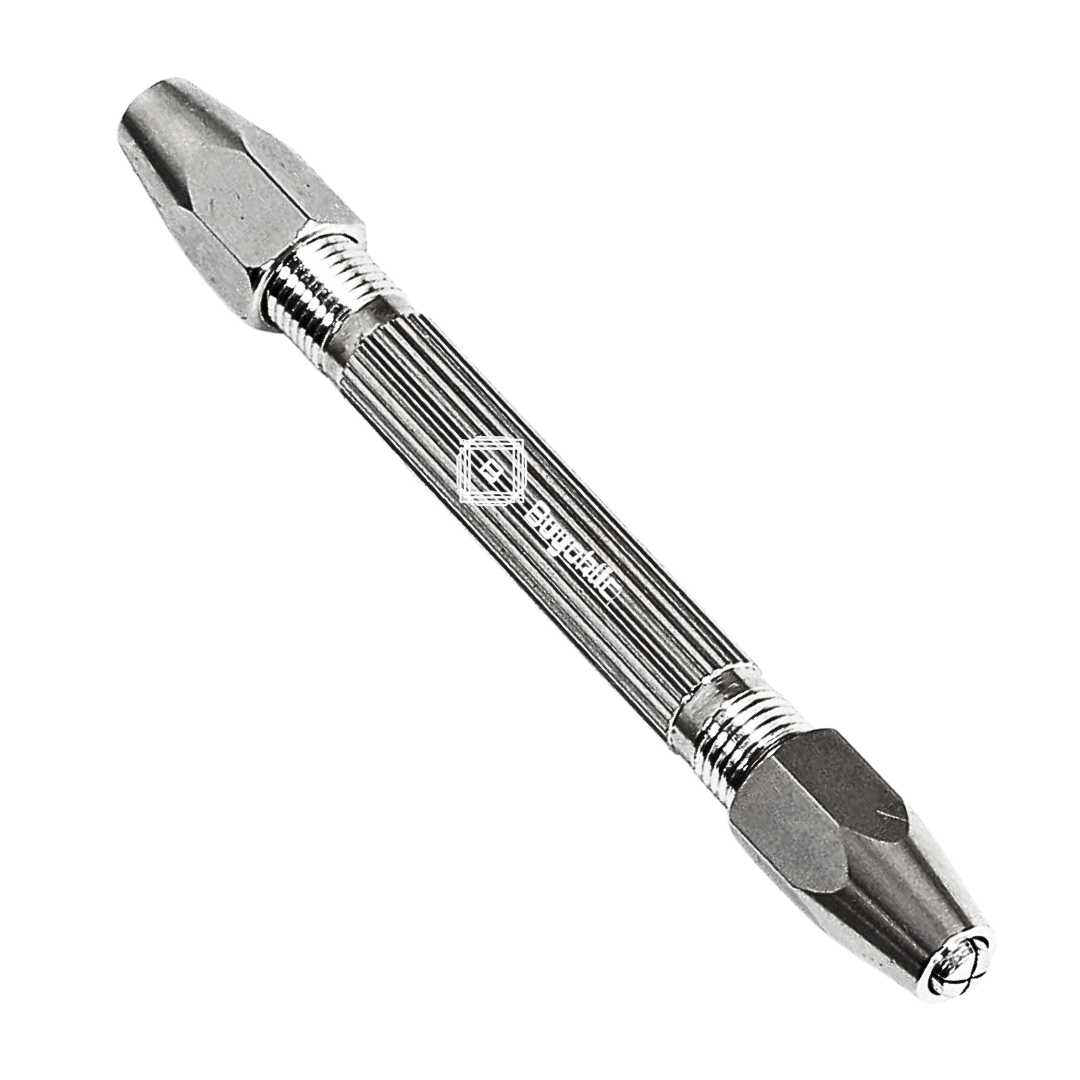 Double Sided Pin Vise Comes With Reversable Collets On Each End In Sizes 0.1 mm To 3 mm & 0.5 mm To 2 mm