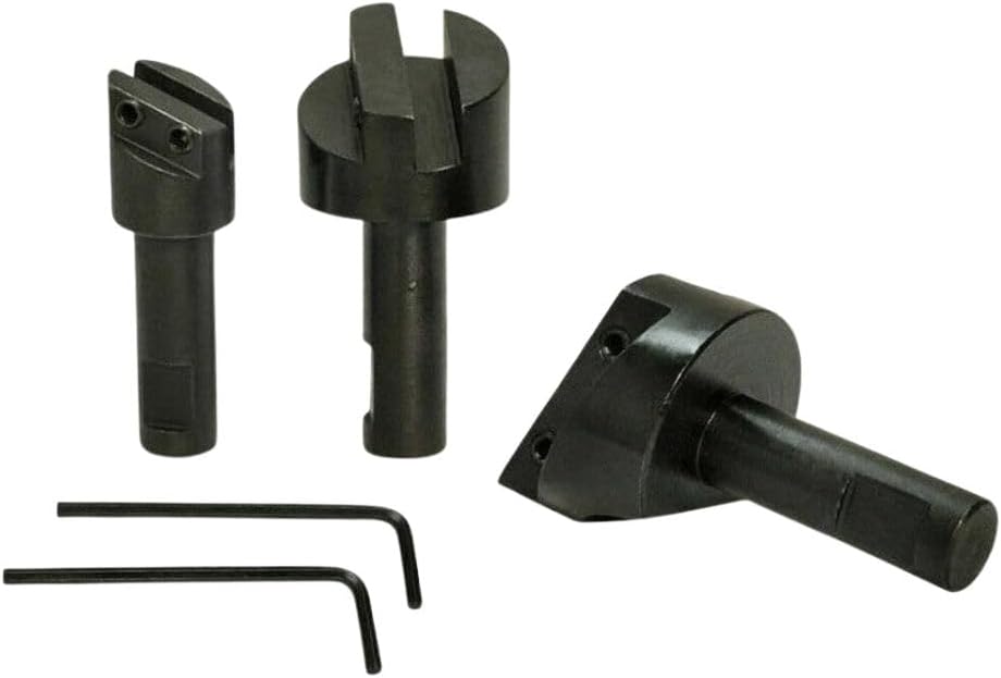 Fly Cutting Tool Set – 3 Piece with HSS M2 Tool Bits, 1/2" Shank