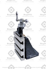 Side view showing installed fixed base vertical slide assembly