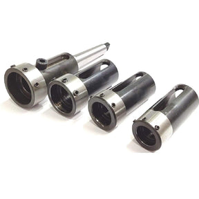 Lathe tailstock setup using Floating die holder tooling