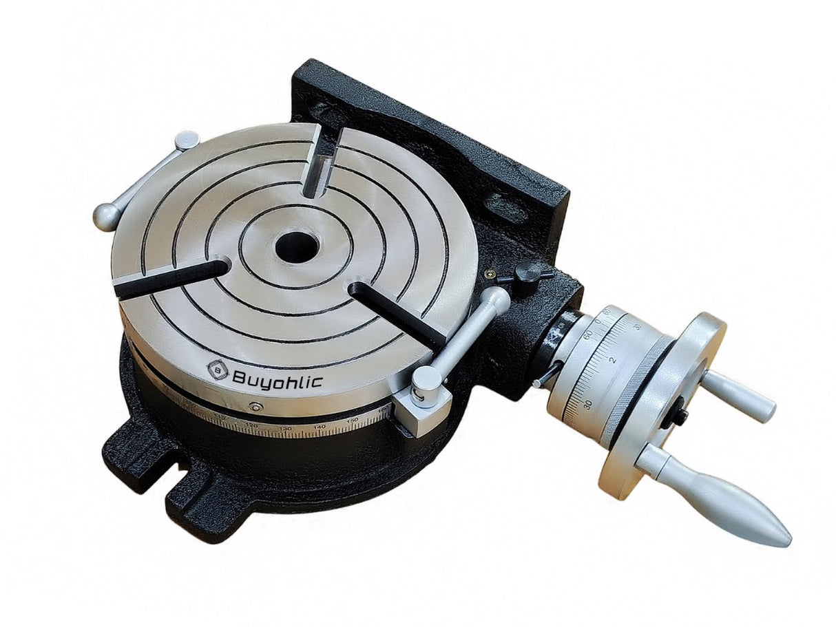 Horizontal Vertical HV8 8" (200 mm) -3 slots Rotary Milling Indexing Table