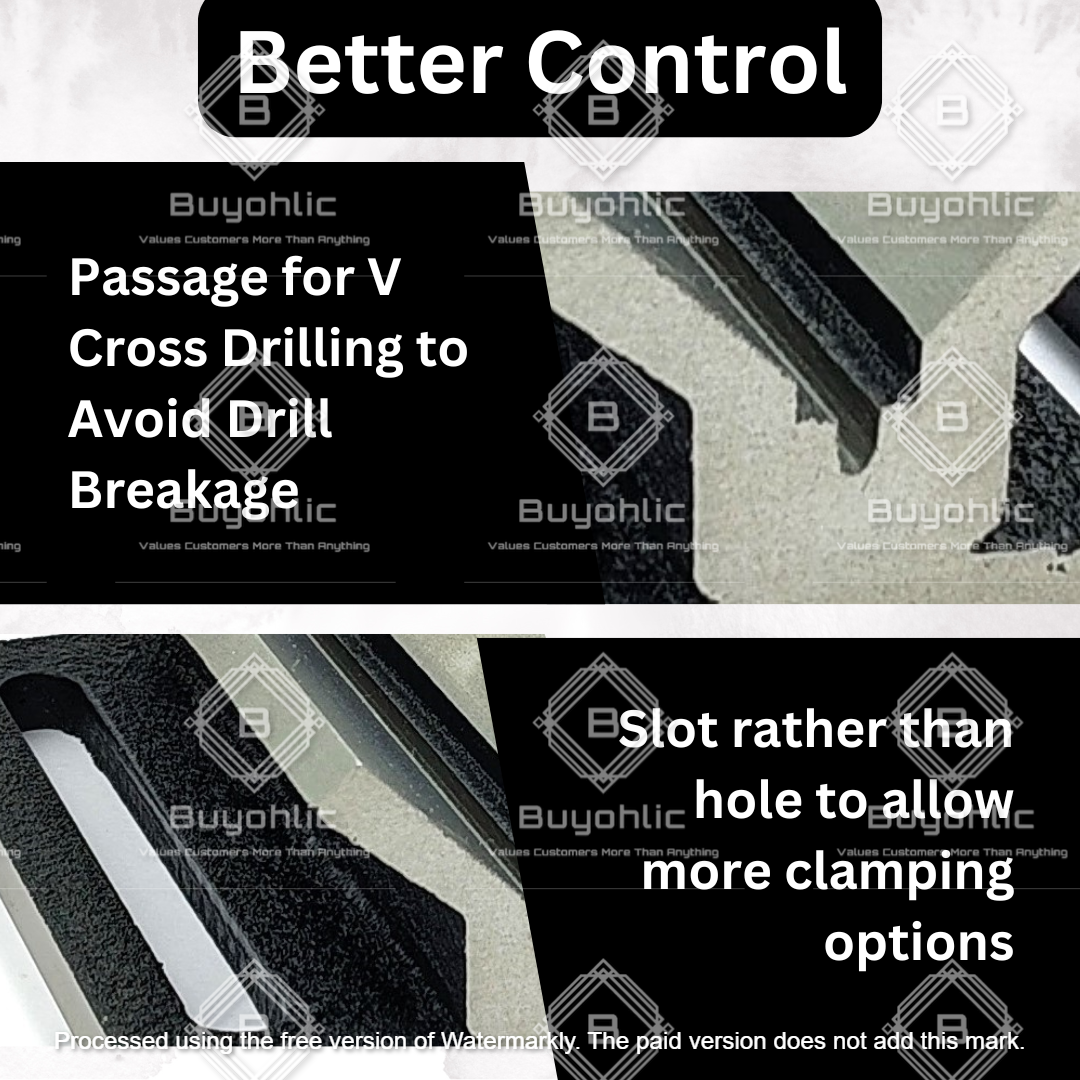 V Block Jig Fixture For Center Drilling Of A Round Work-piece 2" Capacity