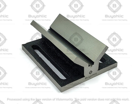 V Block Jig Fixture For Center Drilling Of A Round Work-piece 2" Capacity