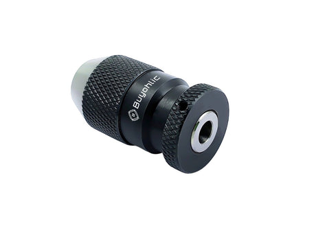 Buyohlic Micro Fine Drill Adaptor Miniature Quill 0-1/8 INCH/ 0-3MM JT0 Keyless Drill Chuck Taper to mount Drill Chuck