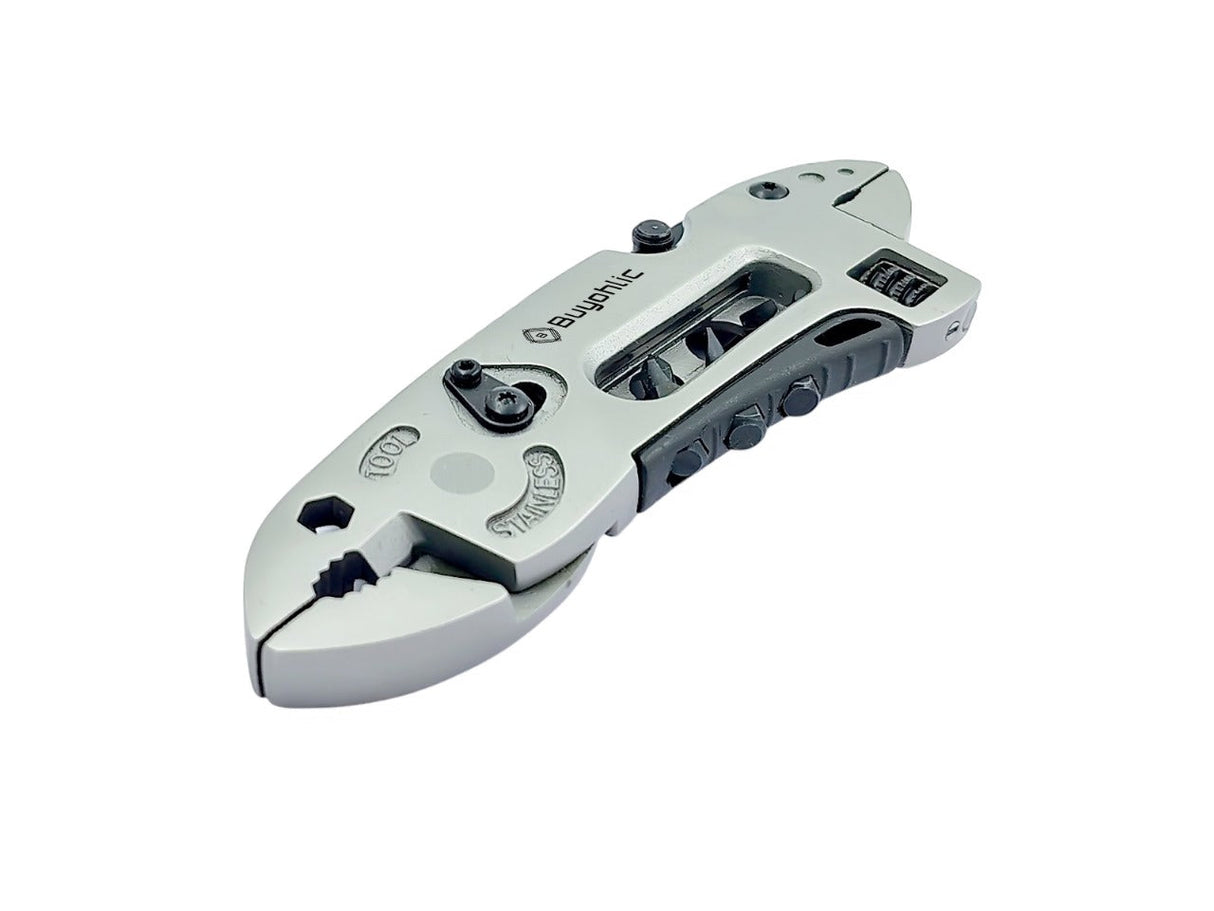 Multitool Wrench set 7 Tools/Pliers/Wire Cutter/Flat Screwdriver Adjustable Multi Purpose Stainless Steel Tool