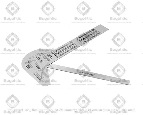 Multi Purpose Protractor Square Rule Centre Finder Drill Point Gauge Hand Tools