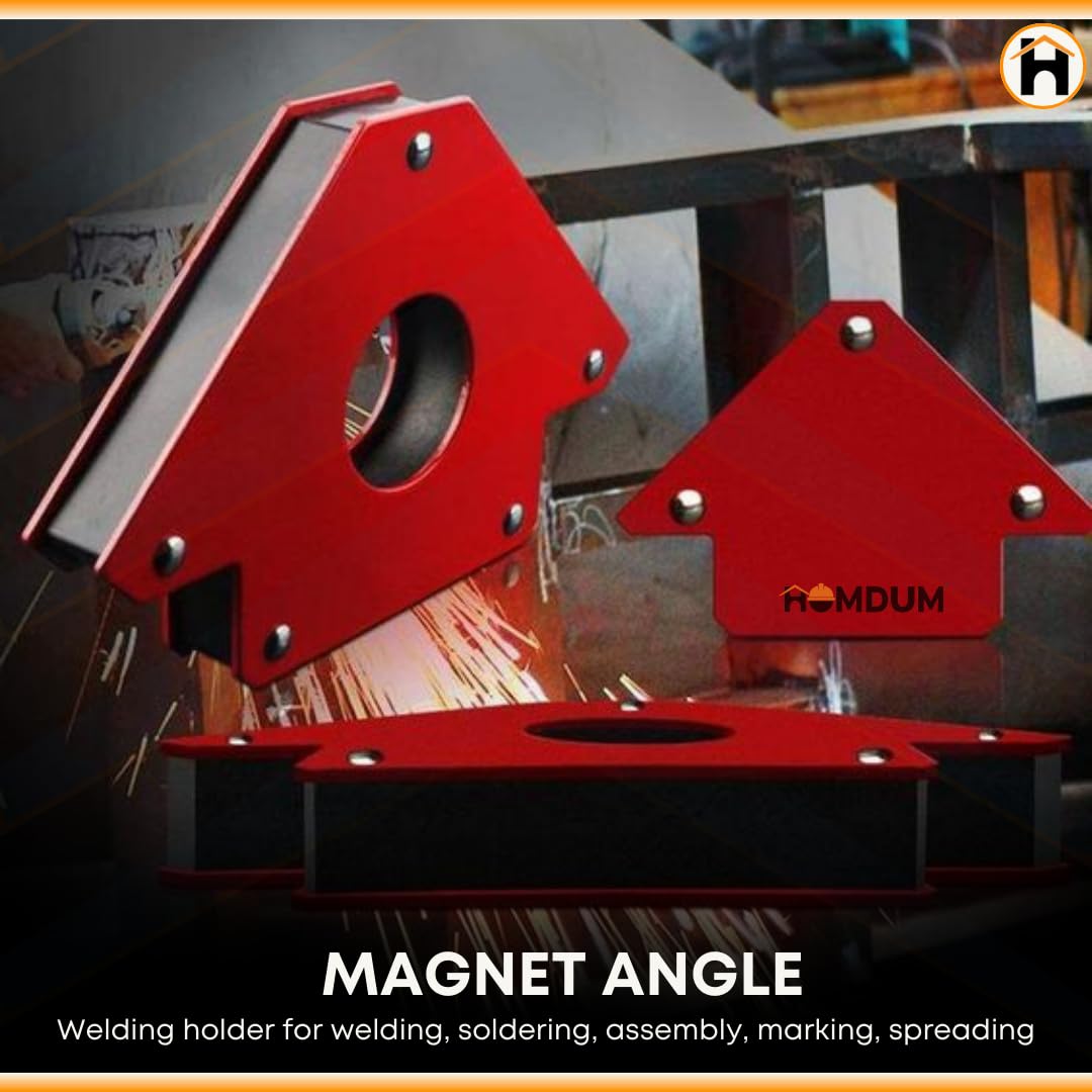 6pc Multi Angle Magnetic Welding Holder Clamps Set 2x3 Inch Arrow, 2x Triangle, 2x Mini,Welding tools