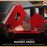 6pc Multi Angle Magnetic Welding Holder Clamps Set 2x3 Inch Arrow, 2x Triangle, 2x Mini,Welding tools