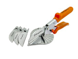 Multi Angle Miter Shears for Angular Cutting of Moulding and Trim, Adjustable at 45 To 135 Degree Angle Cutting Tool Including 3 Spare Blades