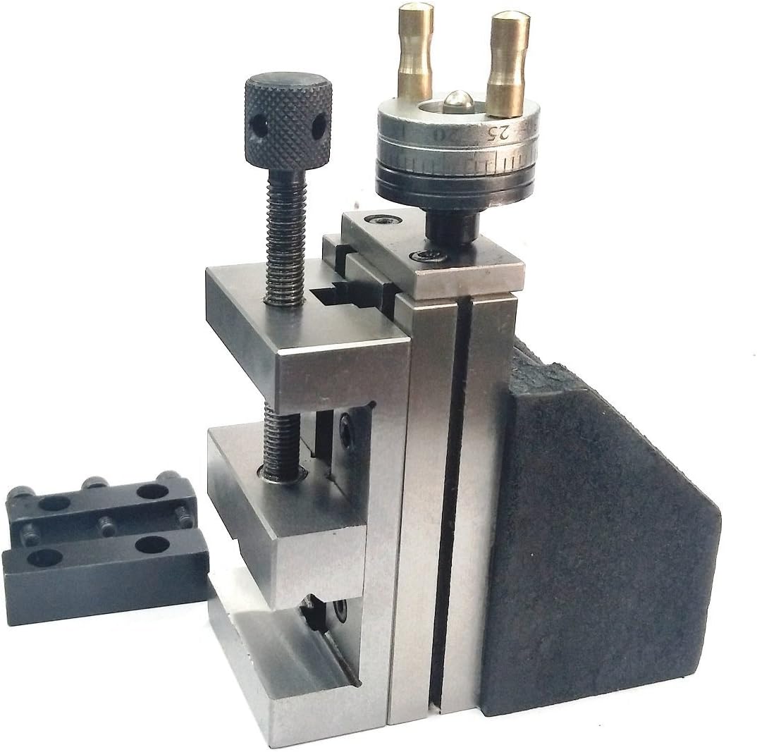 Mini Vertical Slide (90 x 50 mm) with 2"/ 50 mm Steel Vice-Instant Milling-on Small Bench Lathes