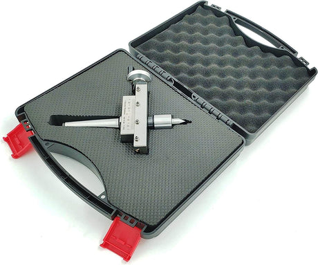 New Taper Turning Attachment Off-setting Revolving Center Metric Tool With Plastic Suitcase