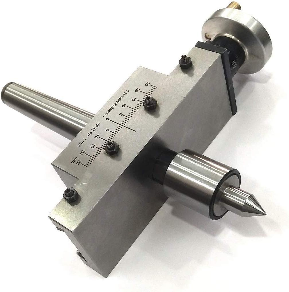 New Taper Turning Attachment Off-setting Revolving Center Metric Tool With Plastic Suitcase