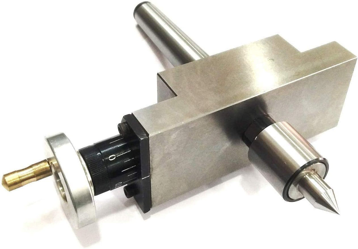 New Taper Turning Attachment Off-setting Revolving Center Metric Tool With Plastic Suitcase