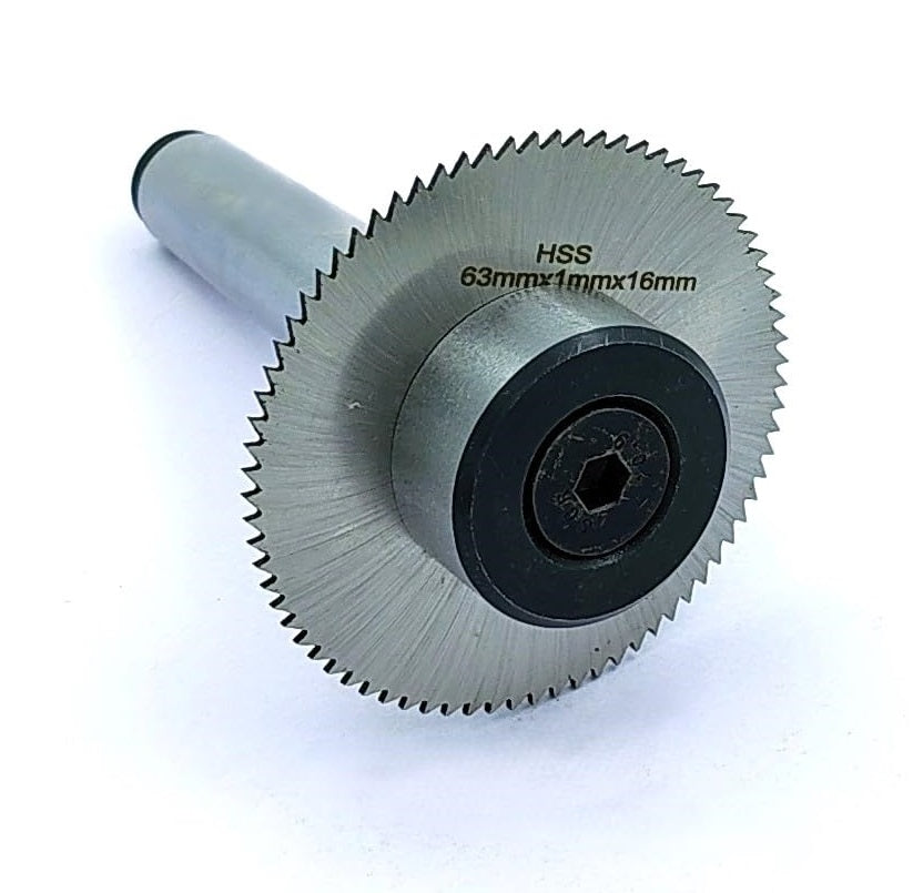 Slitting Saw Holder Arbor With Circular Saw Blade