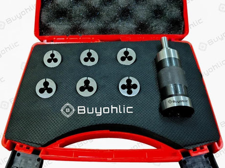 Straight shank design featured in Lathe Tailstock Die Holder