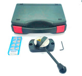 Lathe Oval Base Ball Turning Attachment with Graduation Scale with 10 x Spare Cutting Bit Box