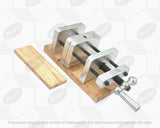Pen Centering Vise Jig for Drilling Center Holes in Pen Blanks on a Drill Press
