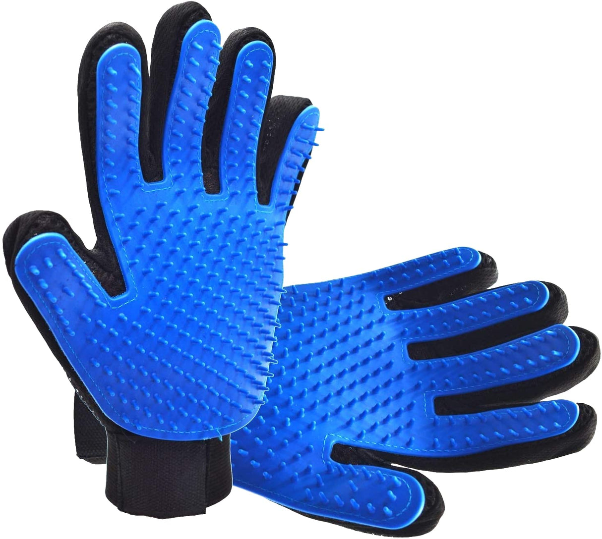 Grooming Mitt for Dogs, Cats, Rabbits & Horses with Long/Short/Curly Hair | Pet Hair Gloves for Pet Hair Removal Pet Grooming Glove - Gentle Deshedding Brush Glove