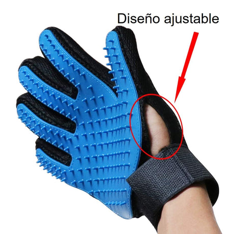 Grooming Mitt for Dogs, Cats, Rabbits & Horses with Long/Short/Curly Hair | Pet Hair Gloves for Pet Hair Removal Pet Grooming Glove - Gentle Deshedding Brush Glove