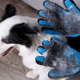 Grooming Mitt for Dogs, Cats, Rabbits & Horses with Long/Short/Curly Hair | Pet Hair Gloves for Pet Hair Removal Pet Grooming Glove - Gentle Deshedding Brush Glove