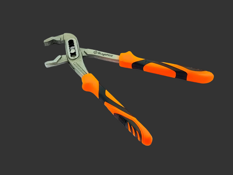 10-Inch Self Adjusting Locking Groove Joint Pliers, V-Jaw Alligator Water Pump Pliers