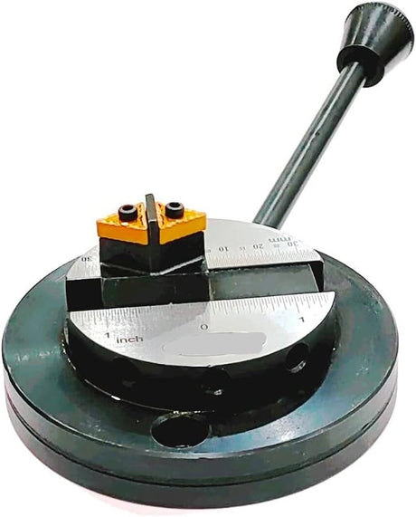 Buyohlic Lathe's Round Base Ball Turning Attachment with Size Scale